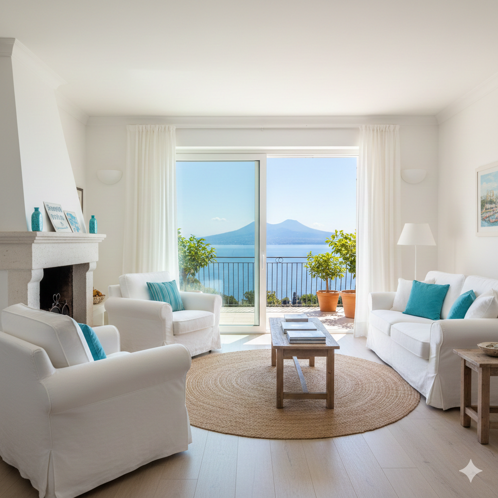 Casa vacanze pulita con vista mare a Sorrento